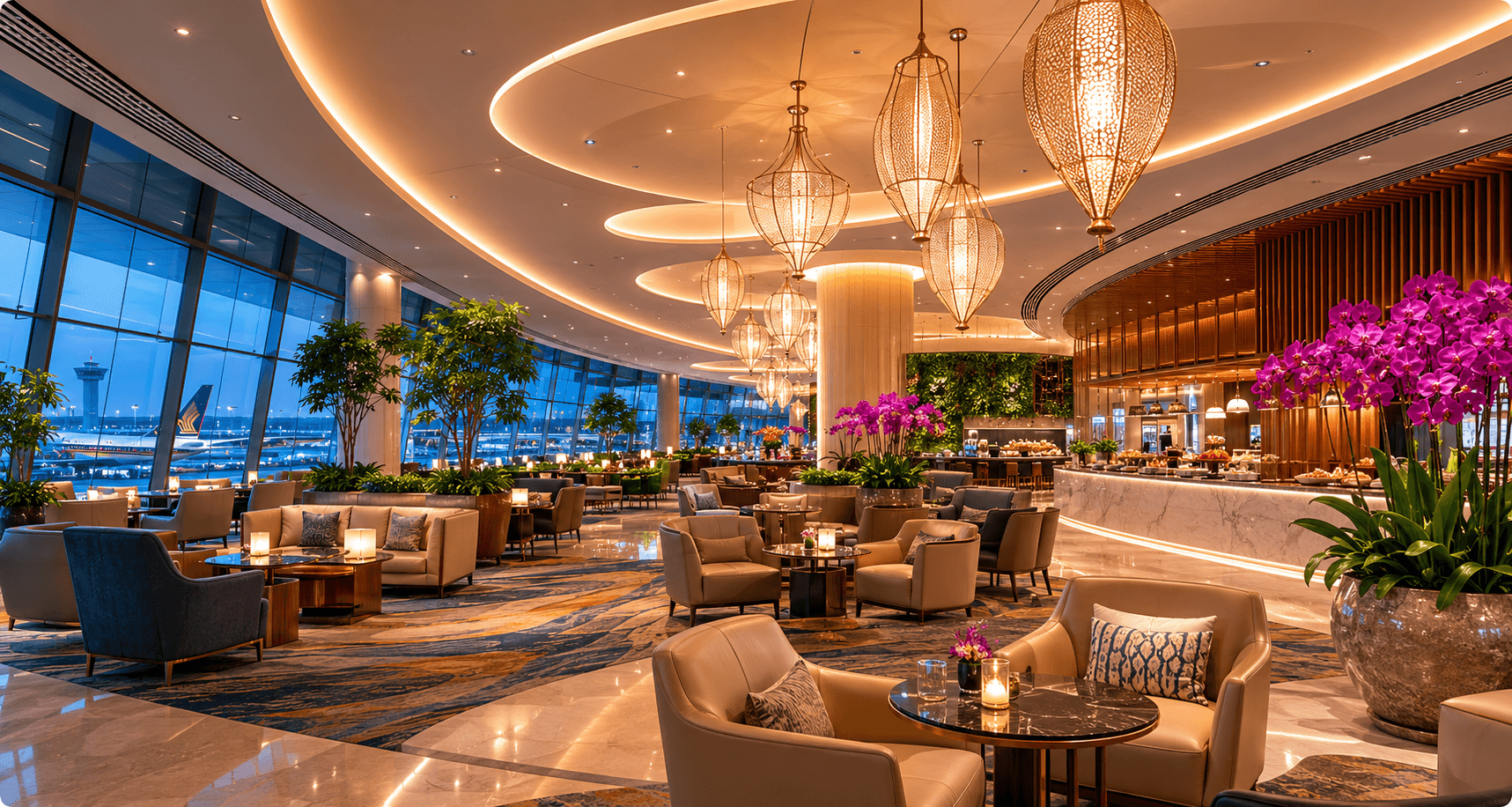 SilverKris Lounge at Singapore Changi